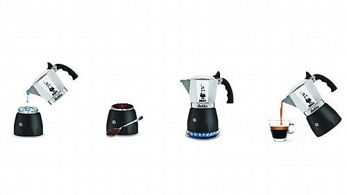 מקינטה Bialetti Brika ביאלטי 4 כוסות בקניית מקינטה קבל 250 ג