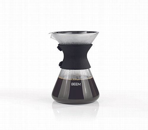 פור אובר מזכוכית לקפה פילטר 6 כוסות BEEM POUR OVER