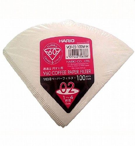 נייר פילטר HARIO FLEXIBLE 60- יחידות בחבילה 100 (מידה 1-4)