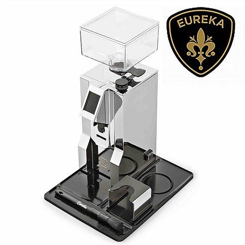מטחנת קפה מקצועית אוריקה EUREKA MIGNON XL + משטח גומי ומעמד דחיסה מסדרת EUREKA ORO