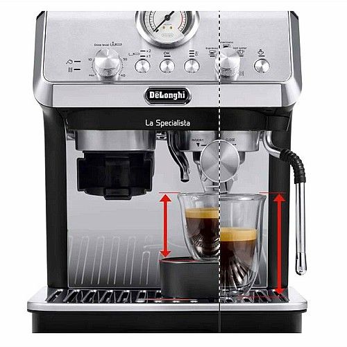 מכונת קפה משולבת מטחנה Delonghi Specialista Arte EC9155.MB