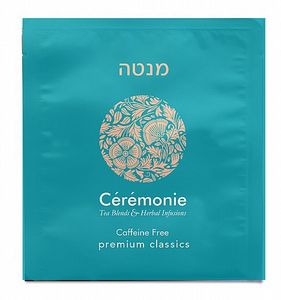 25 שקיקי תה Ceremonie - מנטה - ללא קפאין
