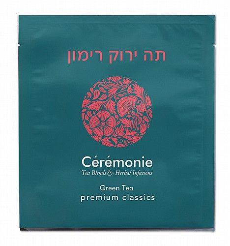 25 שקיקי תה Ceremonie - ירוק רימונים