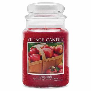 נר ריחני של Village Candle-Crisp Apple (גדול)- מבצע- 2 נרות ב- 199 ש"ח בלבד!