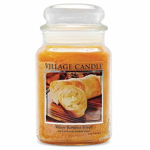 נר ריחני של Village Candle-Warm Buttered Bread (גדול)- מבצע- 2 נרות ב- 199 ש"ח בלבד!
