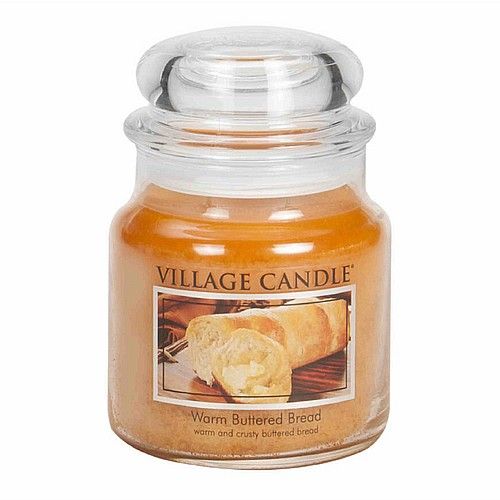 נר ריחני של Village Candle- Warm Buttered Bread