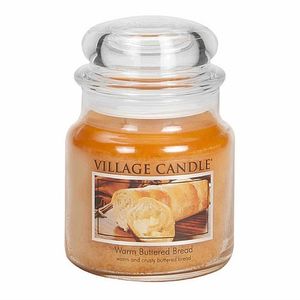נר ריחני של Village Candle- Warm Buttered Bread