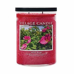 נר ריחני של Village Candle-Wild Rose