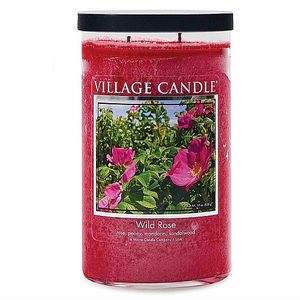 נר ריחני של Village Candle-Wild Rose (גדול)- מבצע- 2 נרות ב- 199 ש"ח בלבד!