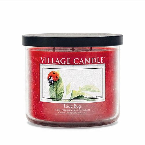 נר ריחני של Village Candle- Lady Bug Bowl