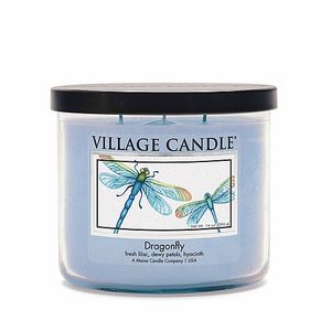 נר ריחני של Village Candle- Dragonfly Bowl