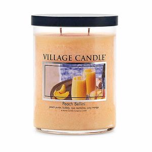 נר ריחני של Village Candle- Peach Bellini