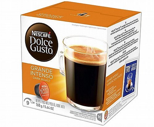 16 קפסולות Lavazza למכונות דולצ`ה גוסטו Lavazza Espresso Grande Intenso Dolce Gusto