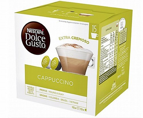 16 קפסולות Lavazza למכונות דולצ`ה גוסטו Lavazza Cappuccino Dolce Gusto