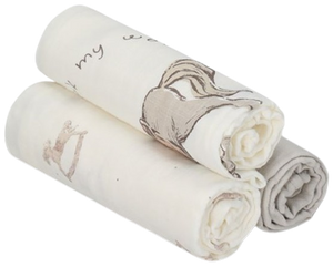 שלישיית חיתולים 100% כותנה טטרא מקולקציית וינטג