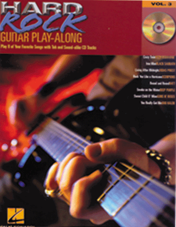Hard rock guitar play along