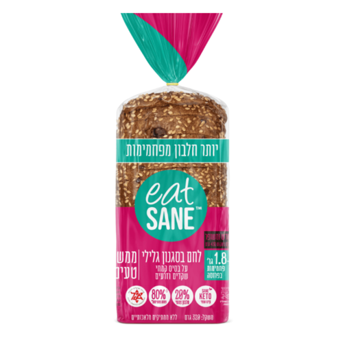 לחם איטסיין גלילי מופחת פחמימות Eatsane