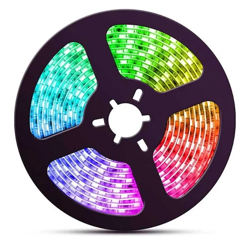 תאורת לד צבעונית בחיבור USB עם שלט 5 מטר