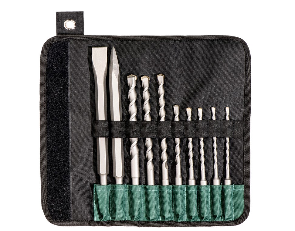 סט אזמלים ומקדחים SDS METABO - 10 יחידות