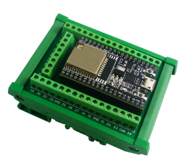 לוח תושבת לפסי DIN למודול ESP32S ESP-
