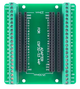 לוח תושבת פיתוח ממיר ESP32-S3 44 PIN למהדקים