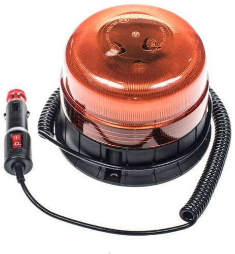 פנס 12-24V LED מהבהב צ'קלקה כתום מגנטי 2070029