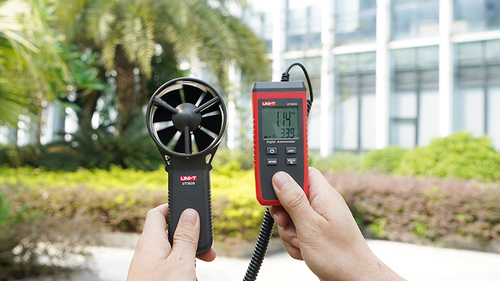 מד רוח מונה מהירות רוח וטמפרטורה TU363S תוצרת UNI-T