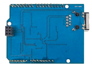 מודול כרטיס מגן, המאפשר ל-Arduino להתחבר לרשת Ethernet