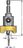 שקען עם טבעת סטופר מתכת + מיסב קנה משושה WPW 4.4X12.7X70