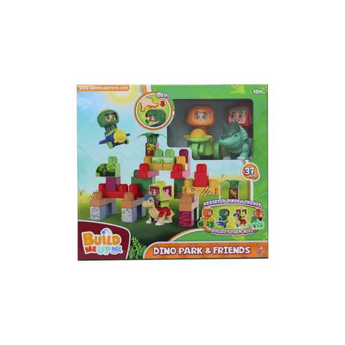 ערכת משחק חלקי בניה מקסי 37 חלקים + דינוזאורים