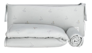 סט מצעים למיטת תינוק 3 חלקים 100% כותנה ג