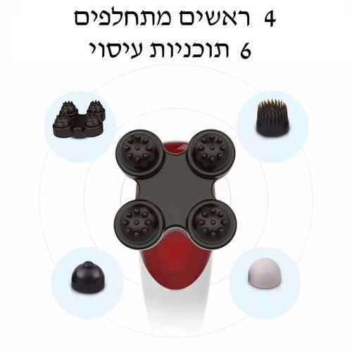 מכשיר עיסוי חשמלי לגב