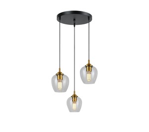 3 תלוי על בסיס E27 3X40W