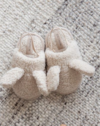 נעלי בית BUNNY מבד פופי רך, נעים ומחמם - מידה 28