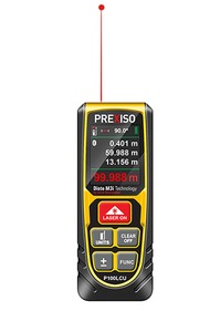 מד טווח לייזר צבעוני 100 מטר תוצרת PREXISO