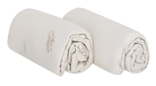 זוג סדינים למיטת תינוק 100% כותנה ג'רזי מקולקציית וינטג' - אבן מטוסים