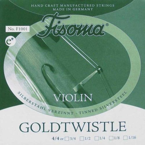 מיתר בודד לכינור בגודל 1/2 - מי (E) Fisoma Goldtwistle