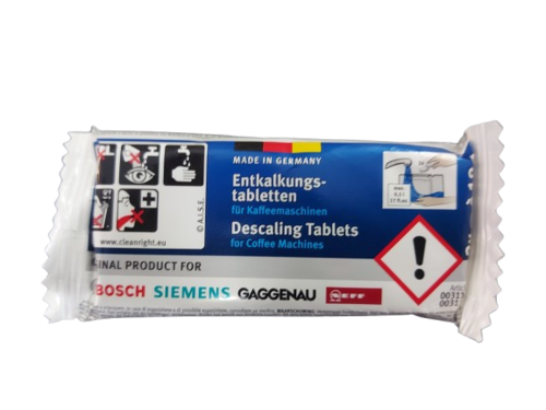 טבליות הסרת אבנית מקוריות של Bosch (קופסה אחת של 6 טבליות) -מקורי