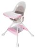 כסא אוכל מסתובב 360 לתינוק עם מגש אוכל כפול ו 3 מצבי הטיה VISION - ורוד