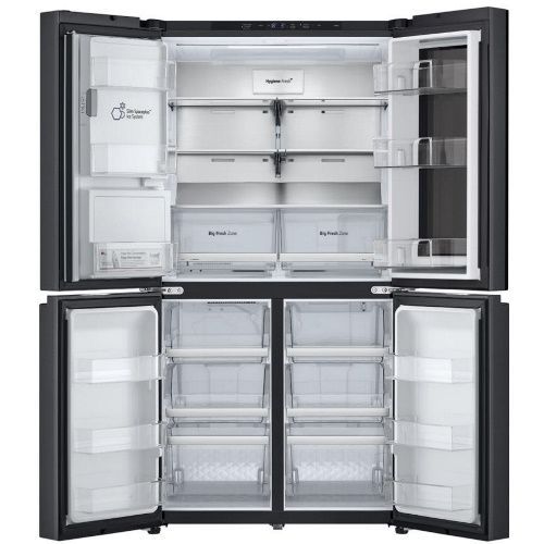 מקרר ‏מקפיא תחתון LG GR930BINS ‏ נירוסטה מושחרת