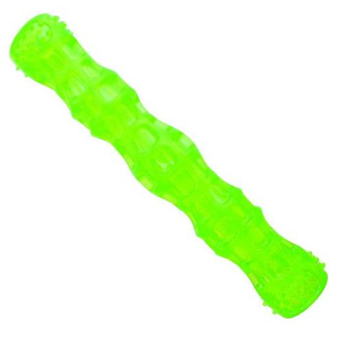 אמ פטס M-Pets גזע גומי מצפצף ירוק כ- 28 ס''מ