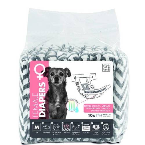 אמ פטס M-Pets חיתול לכלבות מגזעים קטנים ובינוניים