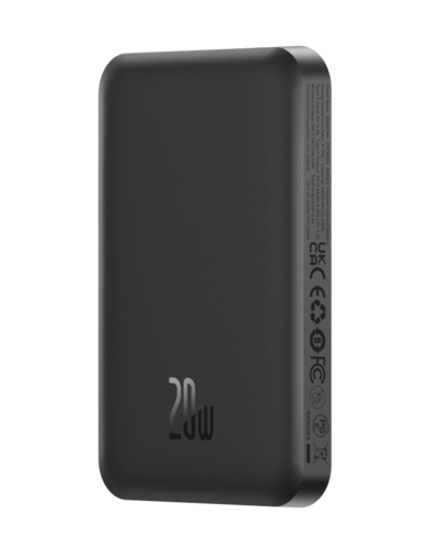 סוללת גיבוי Baseus 5000mAh 20W MagSafe צבע שחור
