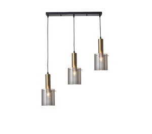 3 תלוי זכוכית עתיק E27 3X60W