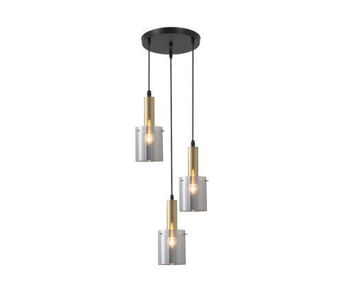 3 תלוי זכוכית עתיק E27 3X60W