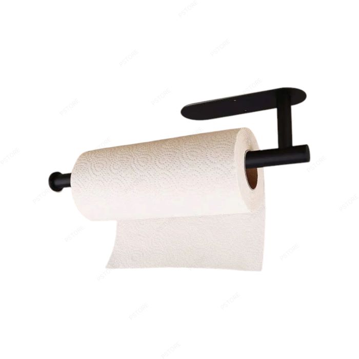 מחזיק נייר למטבח הדבקה דגם H06 שחור מט 