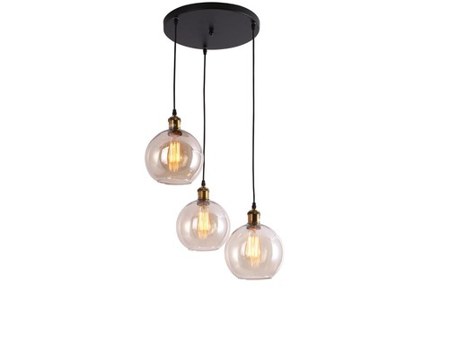 3 תלוי עתיק על בסיס E27 3X60W
