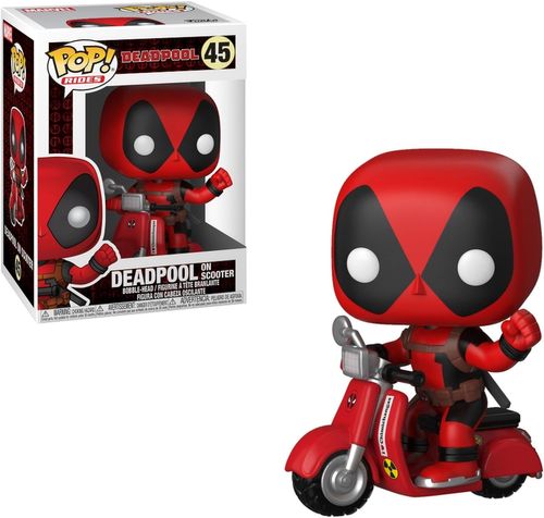 בובת פופ:  Ride Marvel: Deadpool on Scooter - דדפול על אופנע