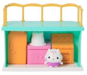 סט משחק מיני: מטבח עם דמות של קייקי ו 6 אביזרי משחק