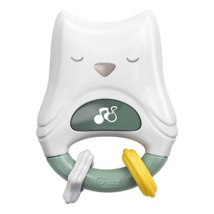 רעשן משולב אור ולילה עם מנורה ואורות וצלילים - ינשוף